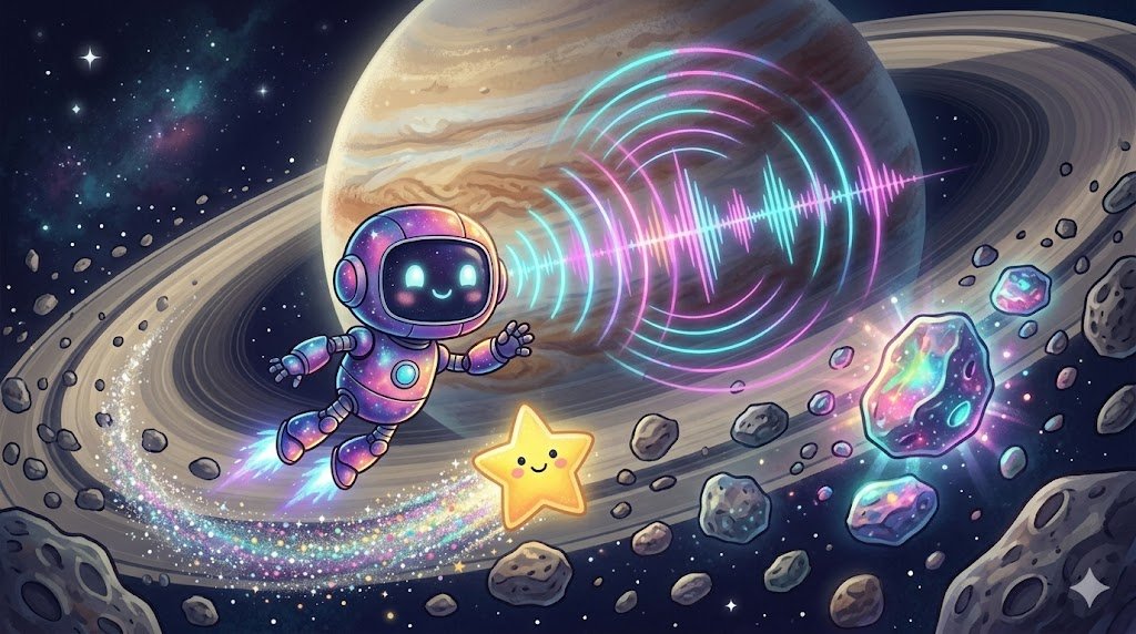 Ilustración 2 de Rapi y los anillos brillantes